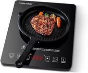 AMZCHEF Single Induction Hob 2000W Induction Cooker slim design, 10-level - NEW