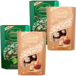 Lindt Lindor Dark Mint & Irish Cream Chocolate Balls Truffles Xmas Pack 4 x 200g