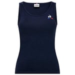 Le Coq Sportif Tennis Débardeur N°3 W Tricot Femme, Bleu (Dress Blues), L