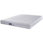 Literie Julien - Matelas + Alèse 140x190 x 18,5 cm - Accueil Tres Ferme - Soutien Tres Ferme - Dehoussable Housse Lavable - reference Laure - Noyau