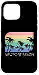 Coque pour iPhone 16 Pro Max Newport Beach California Surf Vintage Cali SoCal Orange Co