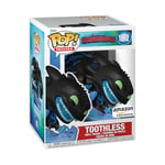 Funko Pop! Premium: How to Train Your Dragon - Toothless with Lightning - Exclusivité Amazon - Figurine en Vinyle à Collectionner - Idée de Cadeau - Produits Officiels - Movies Fans