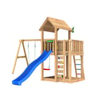 Jungle Gym Lektorn Mansion 2.1 Gungmodul & Blå Rutschkana komplett inkl. Swing Module och blå rutschkana 804-467SX