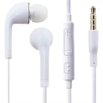 Écouteurs Intra-Auriculaires En Blanc 3.5mm Pour Samsung Galaxy Siii S3