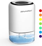 Dehumidifiers for Home, 1400ml, Electric Dehumidifier with 7 Pearl White