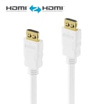 Purelink PI1002-100 Câble HDMI 4K 10 m, blanc