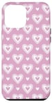 Coque pour iPhone 12 Pro Max Coeurs roses Valentine Modèle mignon de Saint Valentin