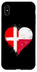 iPhone XS Max Half Polish Half Danish A Cool Heart Flag for Poland Denmark Case