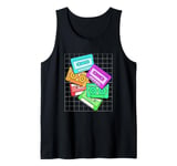 Cassette Tapes Collection Colorful Cassette Tape Tank Top