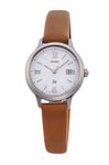 ORIENT iO NATURAL & PLAIN RN-WG0413S Solor Women's Watch Brown Leather NEW