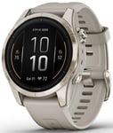 Garmin 010-02802-11 Epix Pro Gen 2 Sapphire Edition Svart/Gummi Ø42 mm