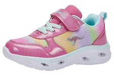 KangaROOS Garçon Fille K-SL Rise Ev Basket, Daisy Pink Mint, 33 EU