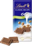 Lindt CLASSIC RECIPE Hazelnut Milk chocolate bar, 190g( Pack of 5)