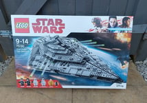 LEGO Star Wars 75190 First Order Star Destroyer Rare New Sealed Discontinued