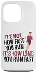 iPhone 13 Pro Running Runner Half Marathon Vintage It's Not How Fast You Case