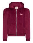 Levi's® Velour Zipped Hoodie Tops Sweat-shirts & Hoodies Hoodies Red Levi's