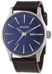 The Sentry Nixon A1051524-00 Sininen/Nahka Ø42 mm