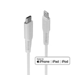 Lindy 3m USB Type C to Lightning Cable White