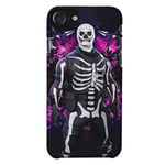 Apple Iphone 8 Glansigt Mobilskal Fortnite Skull Trooper