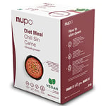 NUPO Diet Meal Chili Sin Carne – Premium Diet Meal for Weight Management I Complete Meal Replacement for Weight Control I 10 Servings I Very Low-Calorie Diet, Vegan, Gluten Free, GMO Free