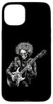 Coque pour iPhone 15 Plus Skeleton Guitar Guy Rock And Roll Band Rock On