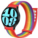 Nylon armbånd No-Gap Samsung Galaxy Watch 6 (40mm) - Pride