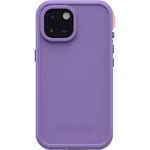 OtterBox Coque étanche avec MagSafe pour iPhone 15 (Uniquement) Série FR (conçue par LifeProof) – Rule of Prum (Violet), imperméable, 60% Plastique recyclé, élégante et élégante