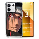 Cokitec Coque Renforcée pour Xiaomi Redmi Note 13 5G Manga Naruto Itachi Visage