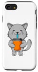 Coque pour iPhone SE (2020) / 7 / 8 Chat & Café : Accord Parfait