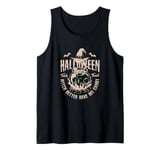 Spooky Halloween Witch Spell Design Trick or Treat Gift Tank Top