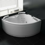 ECODE® Baignoire Hydromassage "BENISSA" 140x140x60cm ECO-8535