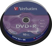 Verbatim DVD+R 4.7GB 10-pack