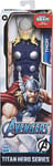 Marvel Avengers Titan Hero Series Blast Gear Thor Action Figure, 12 Inch Toy, In