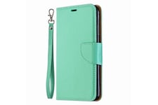 Hsmy Coque et étui téléphone mobile Etui cuir simple pour huawei y5 2019 - vert