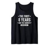 8 Year Wedding Anniversary Married Couples 8th Anniversary Tank Top