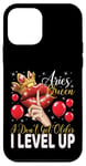 Coque pour iPhone 12 mini Reine Bélier I Don't Get Older I Level Up Birthday Queen