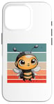 Coque pour iPhone 16 Pro Antennes de casque de dessin animé mignon Bumblebee ailes