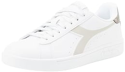 Diadora Femme Tournoi WN Chaussure de Gymnastique, White Silver Lining, 36 EU