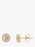 Auree Barcelona Birthstone Gold Vermeil Stud Earrings