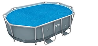 Bestway - Bâche solaire ovale 466 x 280 cm pour piscine hors sol Power Steel