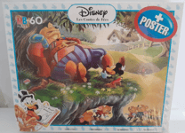 MB Puzzle Disney - Mickey Et L'Orque - 60 Pièces Hasbro 1993