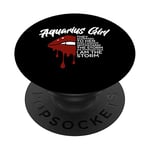 Aquarius Girl I AM the STORM Aquarius Zodiac Aquarius PopSockets Swappable PopGrip