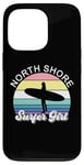 Coque pour iPhone 13 Pro Surfer Girl North Shore Hawaii Hawaii Surf Beach