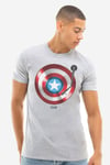 Captain America Record Shield T-Shirt