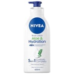 Nivea Aloe Vera Body Lotion Xxl Dosificador 625 Ml Unisex