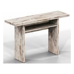 Table Console Extensible Vintage 35 - 70 x 120 H 75 CM Plan Bois MDF