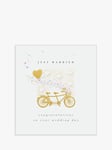 The Proper Mail Company Tandem Bike Wedding Day Card