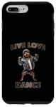 Coque pour iPhone 7 Plus/8 Plus Live Love Dance Cool Dog Hip Hop Vibes