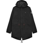 Lambretta Mens M-51 Warm Winter Fishtail Parka Jacket - Black - 3XL