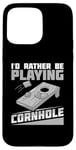 Coque pour iPhone 15 Pro Max Jeu de cornhole amusant lancer compétition sportive